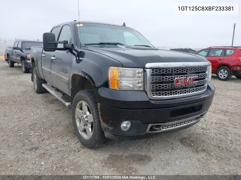 1GT125C8XBF233381 2011 GMC Sierra 2500Hd