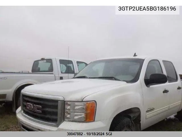 3GTP2UEA5BG186196 2011 GMC Sierra K1500 Sl