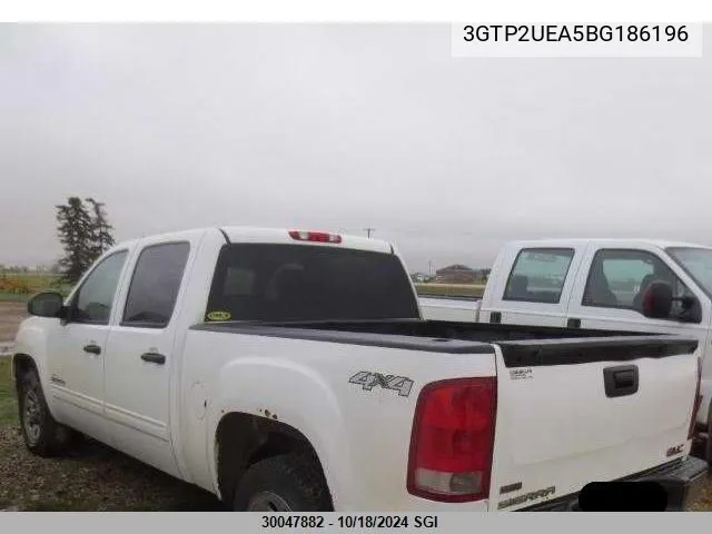 3GTP2UEA5BG186196 2011 GMC Sierra K1500 Sl