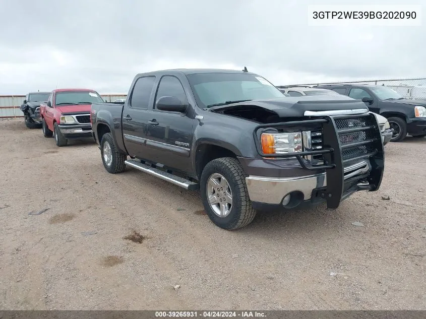 3GTP2WE39BG202090 2011 GMC Sierra 1500 Slt