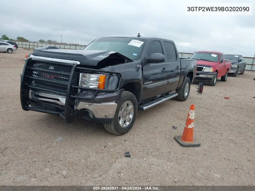 3GTP2WE39BG202090 2011 GMC Sierra 1500 Slt