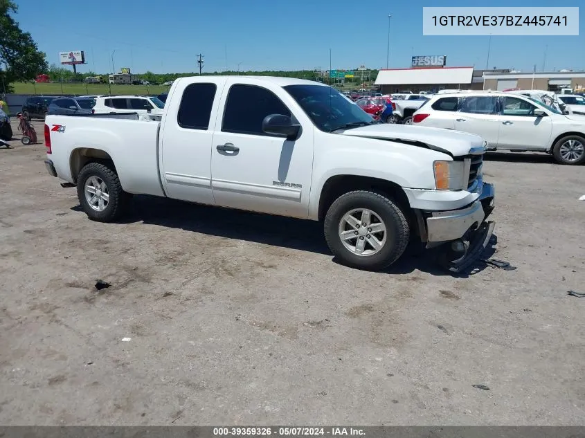 1GTR2VE37BZ445741 2011 GMC Sierra 1500 Sle