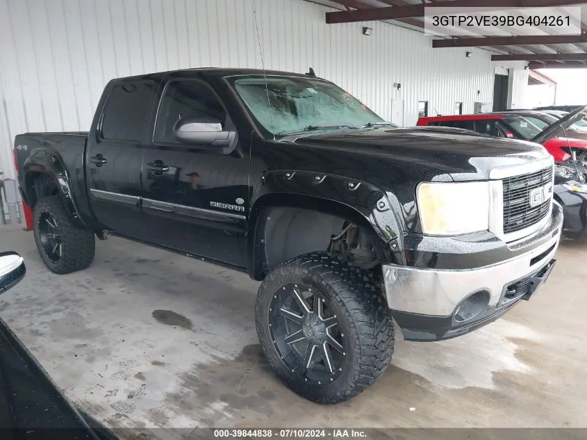 2011 GMC Sierra 1500 Sle VIN: 3GTP2VE39BG404261 Lot: 39844838