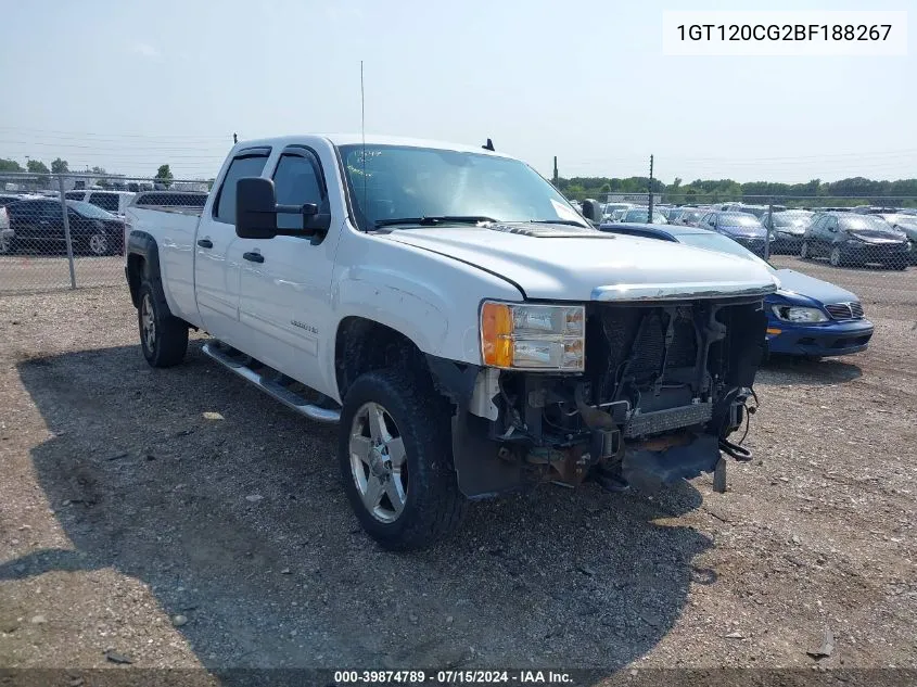 2011 GMC Sierra 2500Hd Sle VIN: 1GT120CG2BF188267 Lot: 39874789