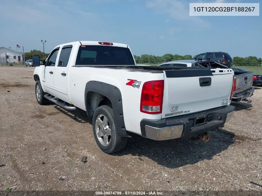 1GT120CG2BF188267 2011 GMC Sierra 2500Hd Sle