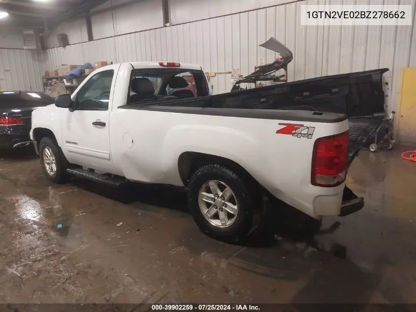 1GTN2VE02BZ278662 2011 GMC Sierra 1500 Sle