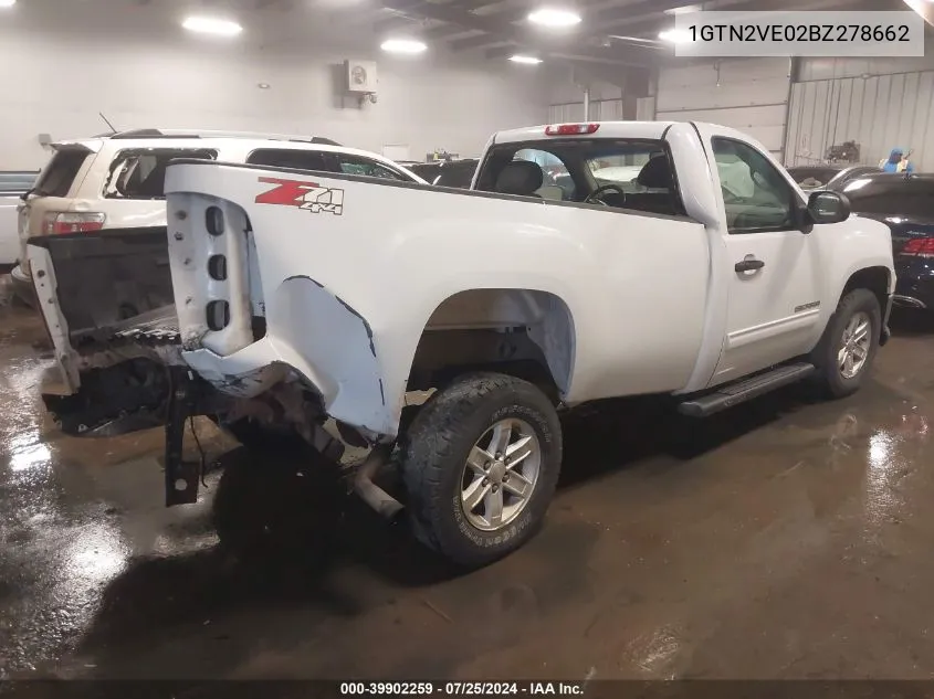 1GTN2VE02BZ278662 2011 GMC Sierra 1500 Sle