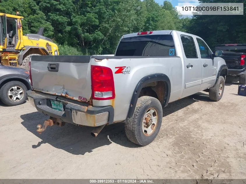 2011 GMC Sierra 2500Hd Sle VIN: 1GT120CG9BF153841 Lot: 39912353