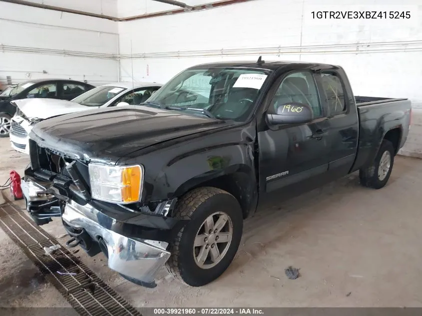 2011 GMC Sierra 1500 Sle VIN: 1GTR2VE3XBZ415245 Lot: 39921960