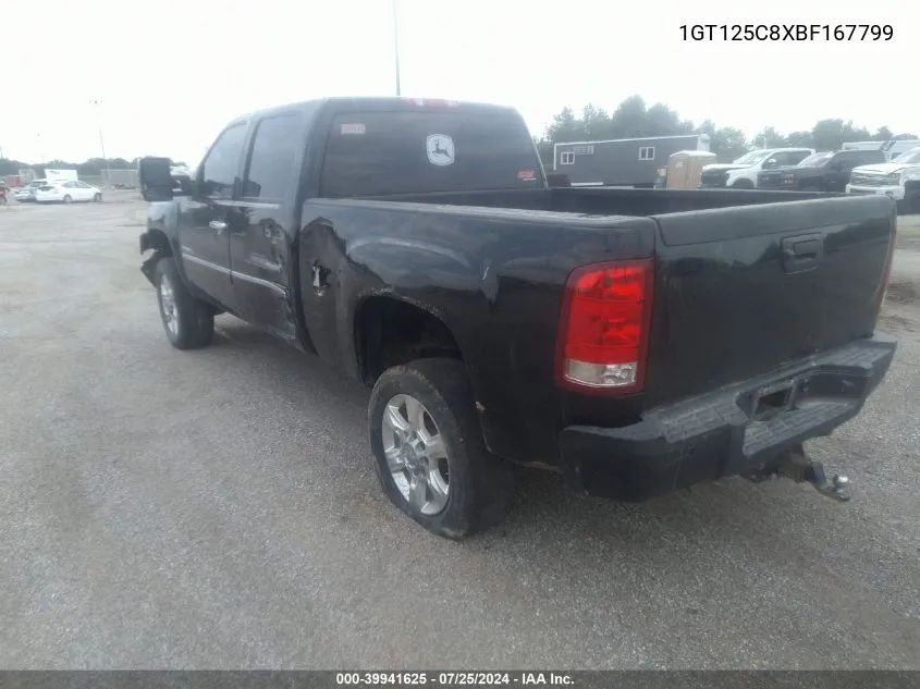 2011 GMC Sierra 2500Hd Denali VIN: 1GT125C8XBF167799 Lot: 39941625