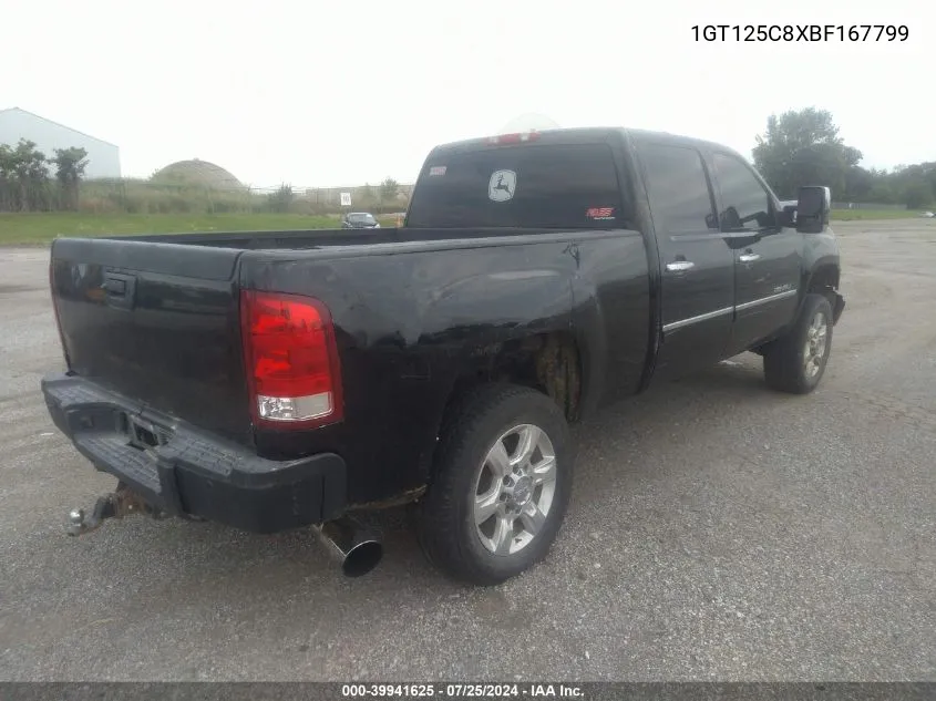 1GT125C8XBF167799 2011 GMC Sierra 2500Hd Denali