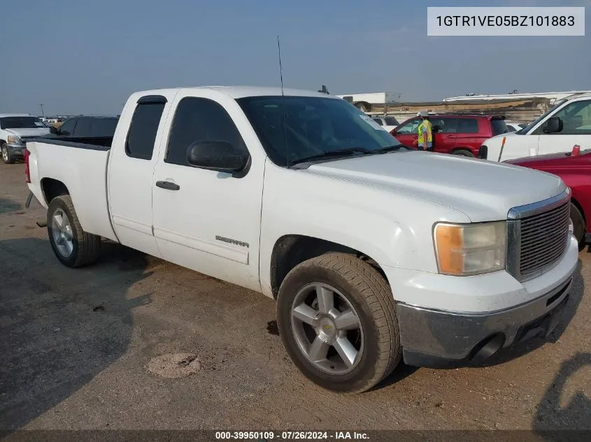 2011 GMC Sierra 1500 Sle VIN: 1GTR1VE05BZ101883 Lot: 39950109