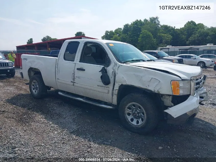 1GTR2VEAXBZ147246 2011 GMC Sierra 1500 Sle