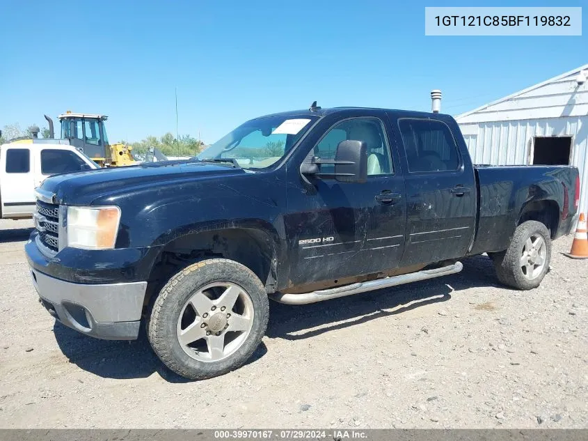 2011 GMC Sierra 2500Hd Slt VIN: 1GT121C85BF119832 Lot: 39970167