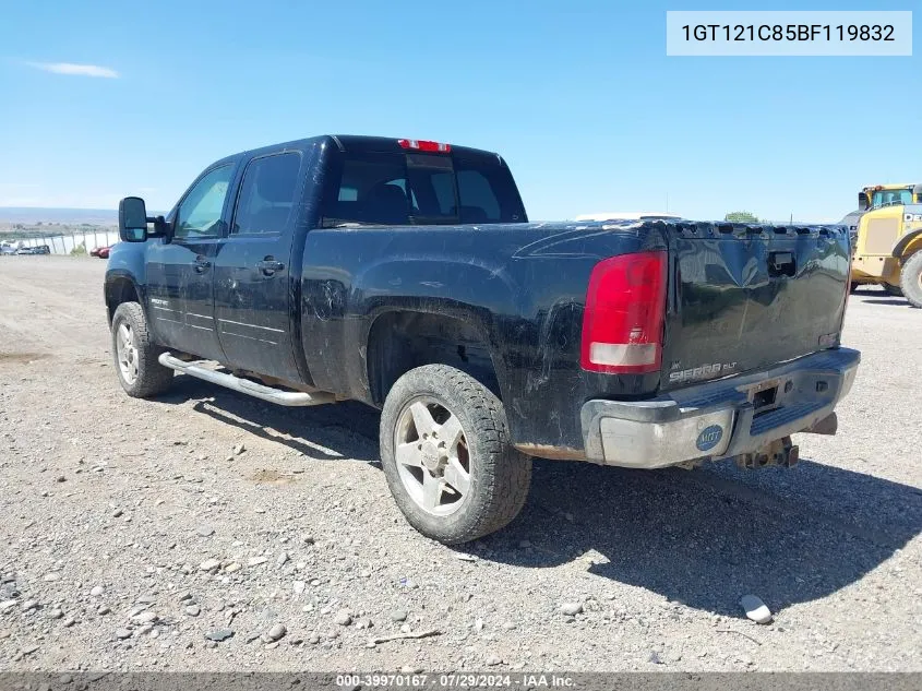 2011 GMC Sierra 2500Hd Slt VIN: 1GT121C85BF119832 Lot: 39970167