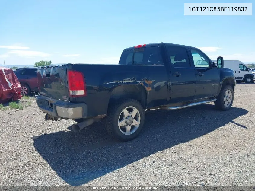 2011 GMC Sierra 2500Hd Slt VIN: 1GT121C85BF119832 Lot: 39970167