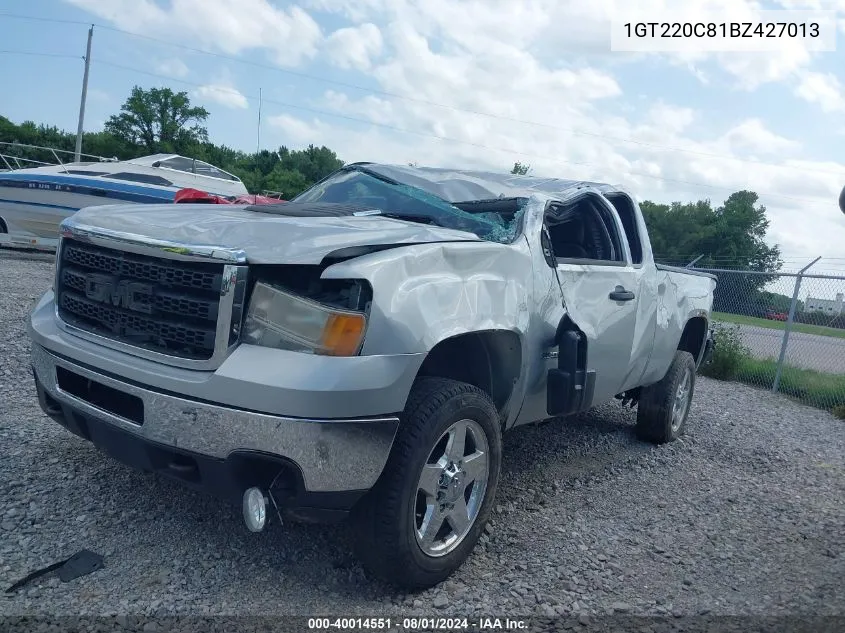 2011 GMC Sierra 2500Hd Sle VIN: 1GT220C81BZ427013 Lot: 40014551