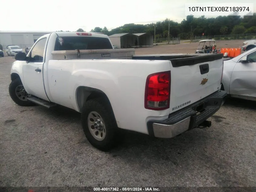 1GTN1TEX0BZ183974 2011 GMC Sierra 1500 Work Truck