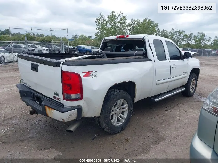 1GTR2VE33BZ398062 2011 GMC Sierra 1500 Sle