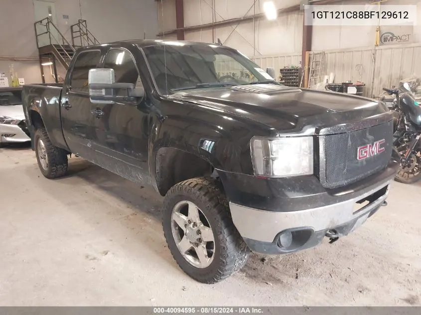 2011 GMC Sierra 2500Hd Slt VIN: 1GT121C88BF129612 Lot: 40094595