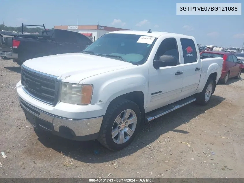 3GTP1VE07BG121088 2011 GMC Sierra 1500 Sle