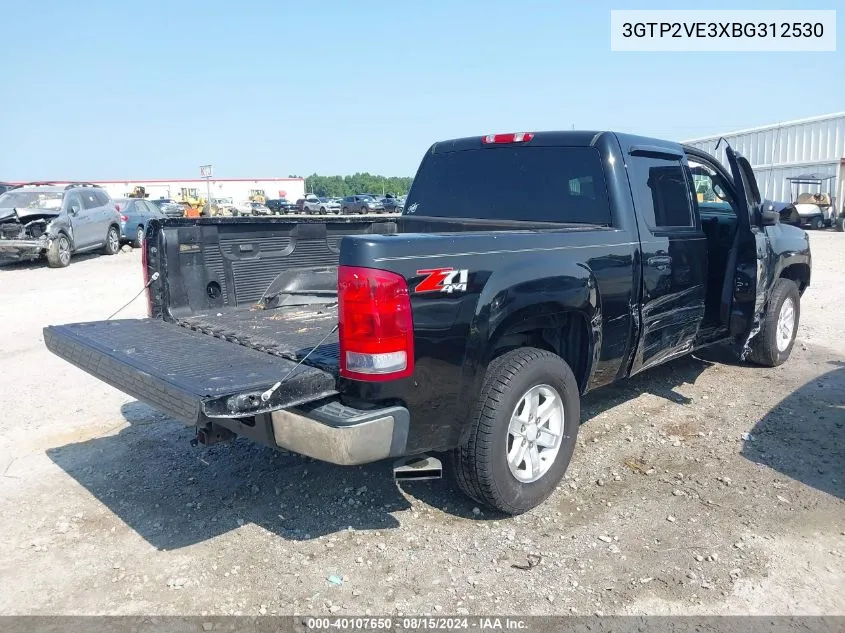 2011 GMC Sierra 1500 Sle VIN: 3GTP2VE3XBG312530 Lot: 40107650