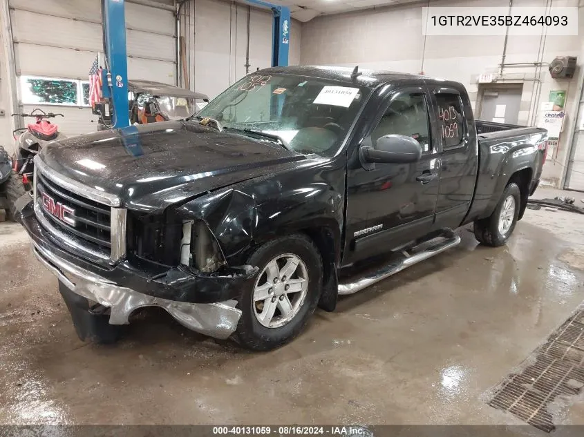 1GTR2VE35BZ464093 2011 GMC Sierra 1500 Sle