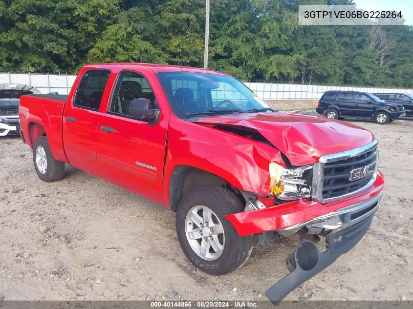 2011 GMC Sierra 1500 Sle VIN: 3GTP1VE06BG225264 Lot: 40144865