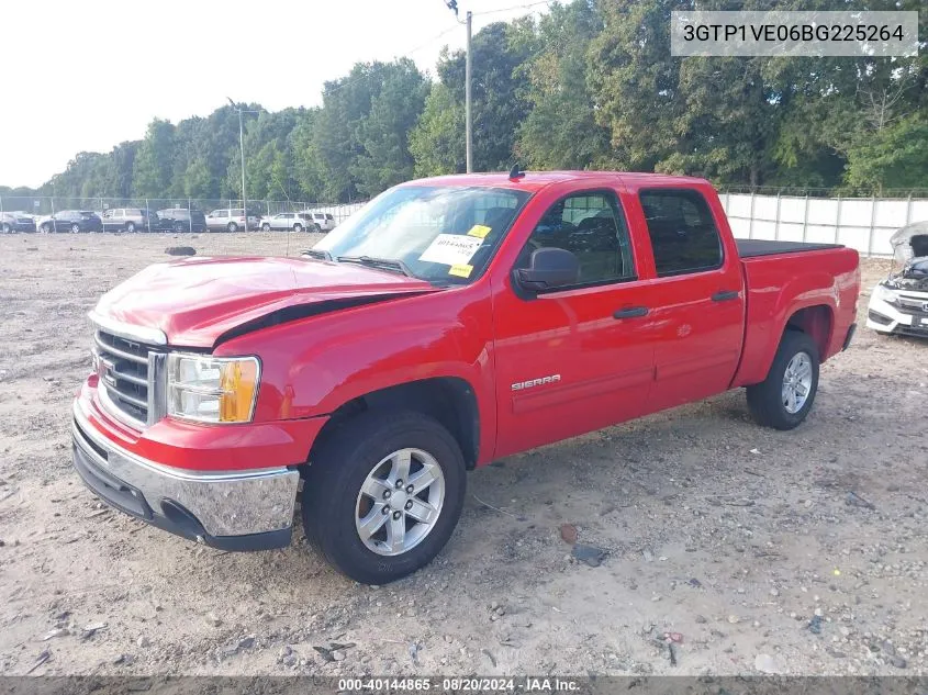 2011 GMC Sierra 1500 Sle VIN: 3GTP1VE06BG225264 Lot: 40144865