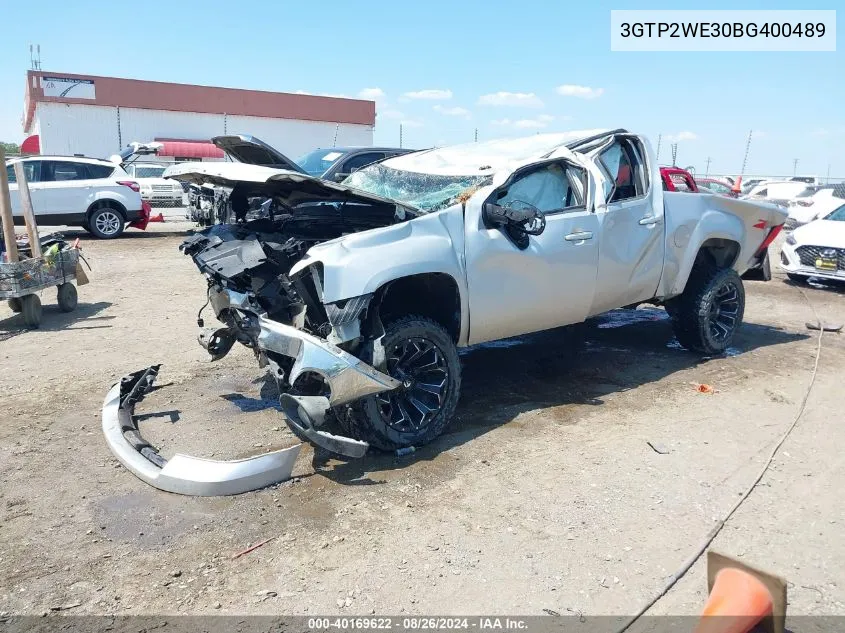 2011 GMC Sierra 1500 Slt VIN: 3GTP2WE30BG400489 Lot: 40169622