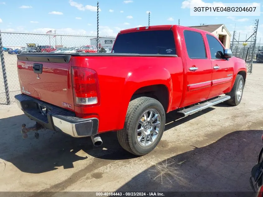 2011 GMC Sierra 1500 Sle VIN: 3GTP1VE04BG204607 Lot: 40184443