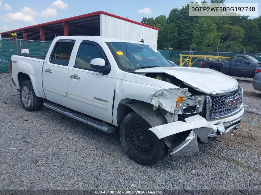 3GTP2WE30BG197748 2011 GMC Sierra 1500 Slt