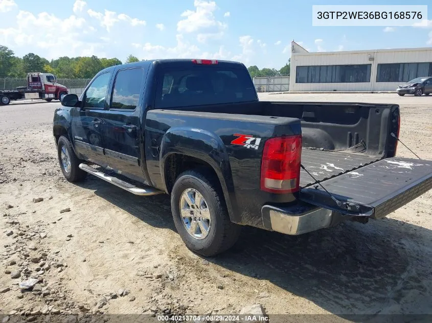 2011 GMC Sierra 1500 Slt VIN: 3GTP2WE36BG168576 Lot: 40213704