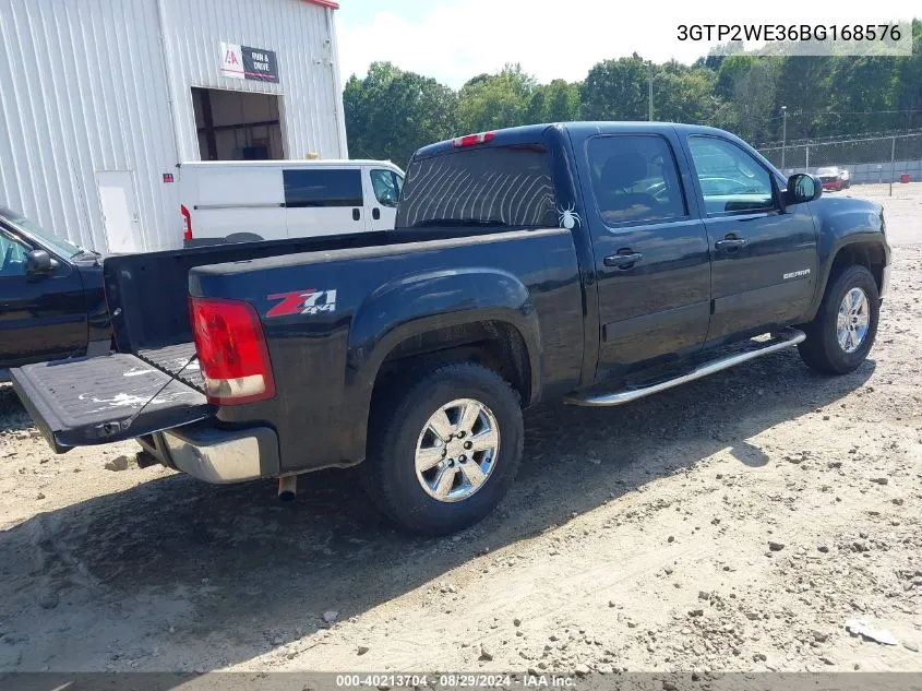 2011 GMC Sierra 1500 Slt VIN: 3GTP2WE36BG168576 Lot: 40213704