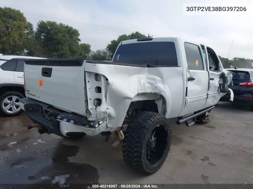 3GTP2VE38BG397206 2011 GMC Sierra 1500 Sle