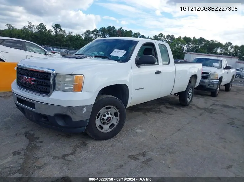 2011 GMC Sierra 2500Hd Work Truck VIN: 1GT21ZCG8BZ227308 Lot: 40220758