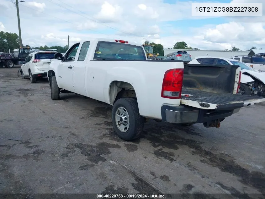 1GT21ZCG8BZ227308 2011 GMC Sierra 2500Hd Work Truck