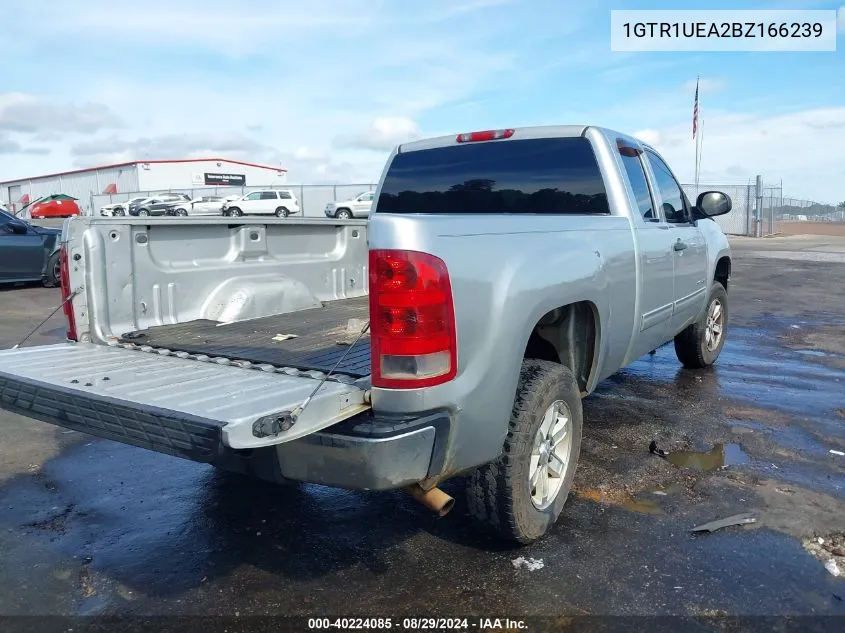 2011 GMC Sierra 1500 Sl VIN: 1GTR1UEA2BZ166239 Lot: 40224085