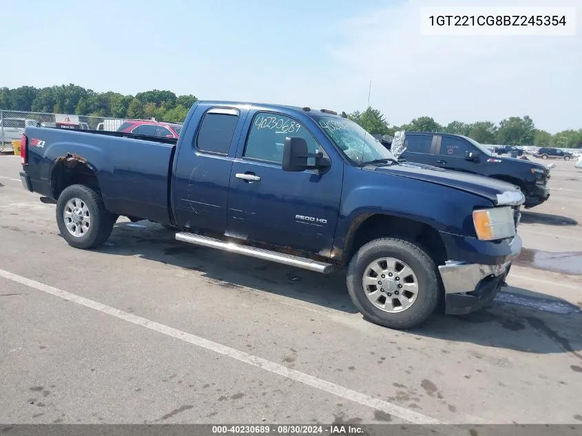 1GT221CG8BZ245354 2011 GMC Sierra 2500Hd Slt