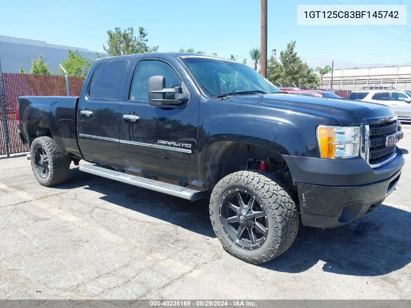 1GT125C83BF145742 2011 GMC Sierra 2500Hd Denali