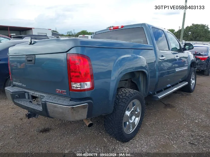 3GTP1VE05BG403133 2011 GMC Sierra 1500 Sle