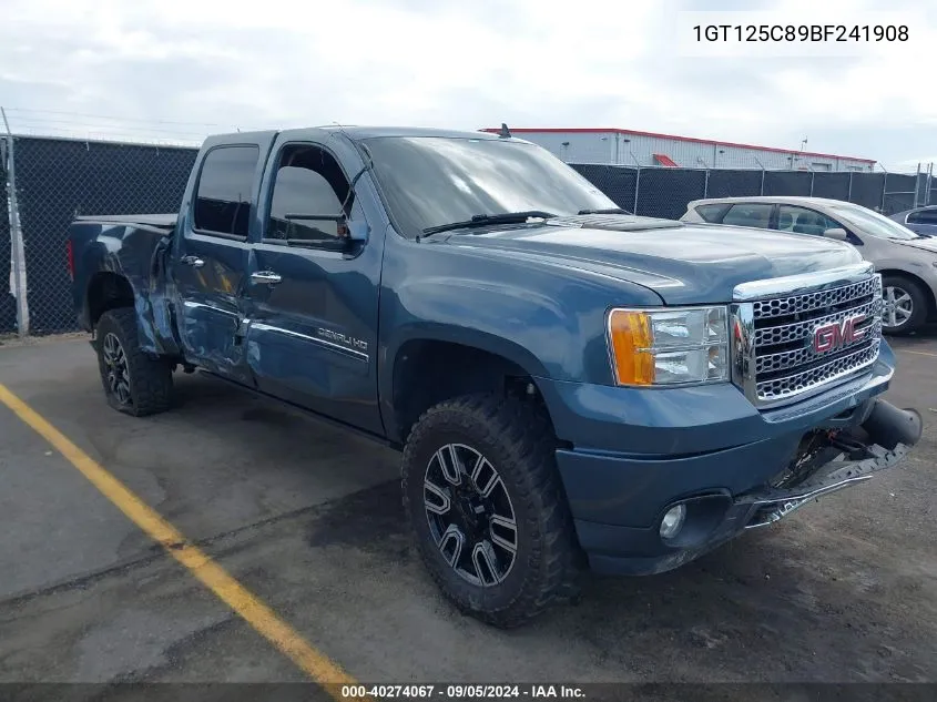 2011 GMC Sierra 2500Hd Denali VIN: 1GT125C89BF241908 Lot: 40274067