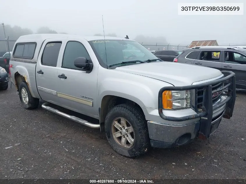 3GTP2VE39BG350699 2011 GMC Sierra K1500 Sle