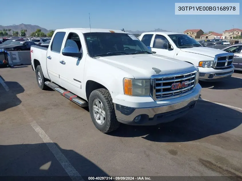 2011 GMC Sierra 1500 Sle VIN: 3GTP1VE00BG168978 Lot: 40297314