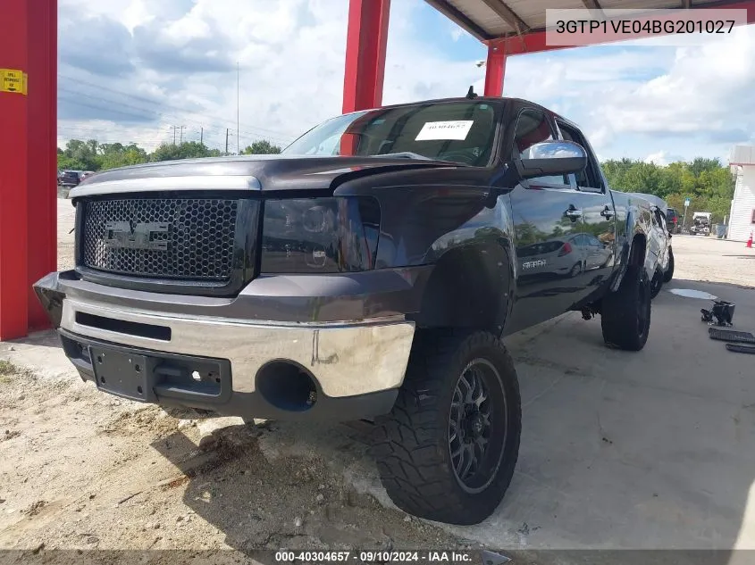 2011 GMC Sierra 1500 Sle VIN: 3GTP1VE04BG201027 Lot: 40304657