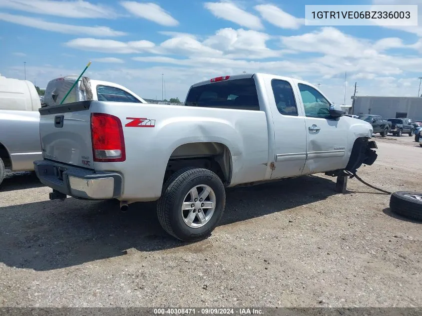 1GTR1VE06BZ336003 2011 GMC Sierra 1500 Sle