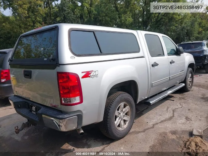 2011 GMC Sierra 1500 Sle VIN: 3GTP2VE34BG358497 Lot: 40311681