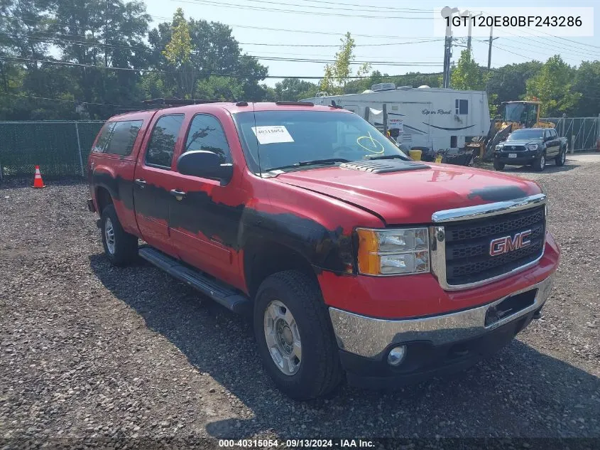 2011 GMC Sierra K2500 Sle VIN: 1GT120E80BF243286 Lot: 40315054