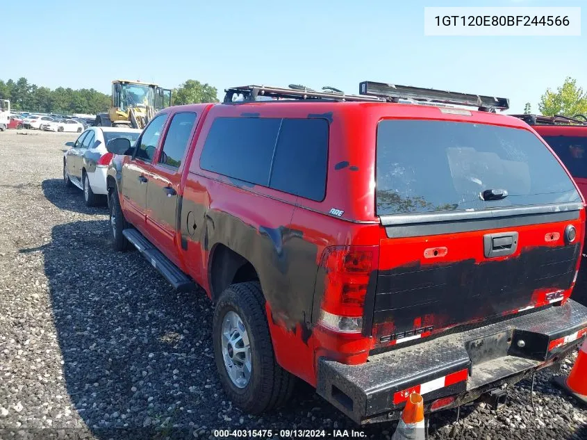 2011 GMC Sierra K2500 Sle VIN: 1GT120E80BF244566 Lot: 40315475