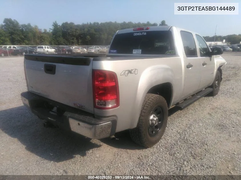 2011 GMC Sierra 1500 Work Truck VIN: 3GTP2TEA5BG144489 Lot: 40329253